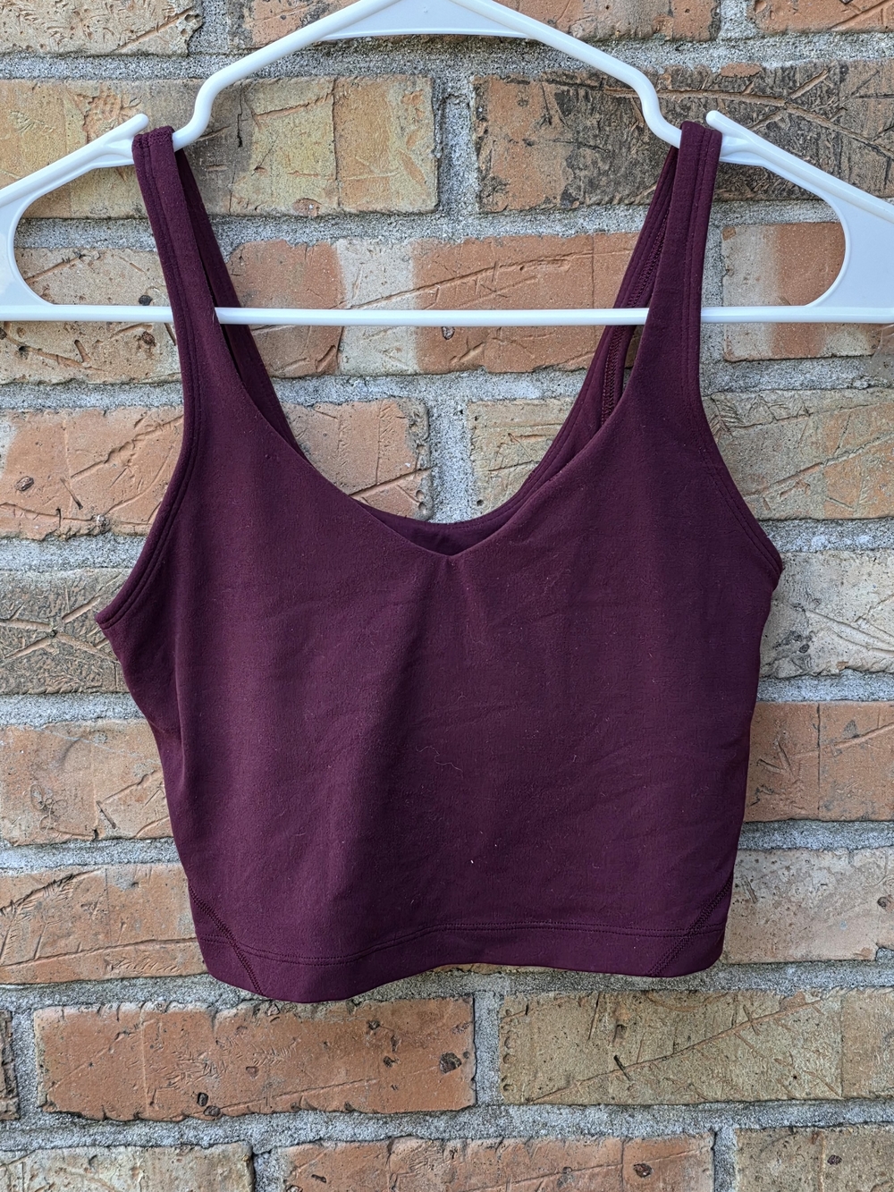 lululemon athletica Women's Crop Top - Burgundy